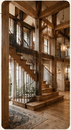 Featured custom carpentry project.